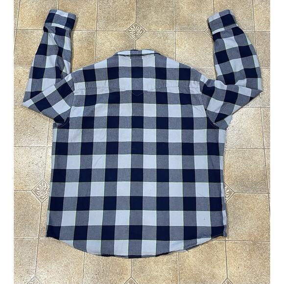 Levis-NFL Seattle Seahawks Snap Button Shirt Women’s Size XL Gray/Blue Football - Picture 4 of 16